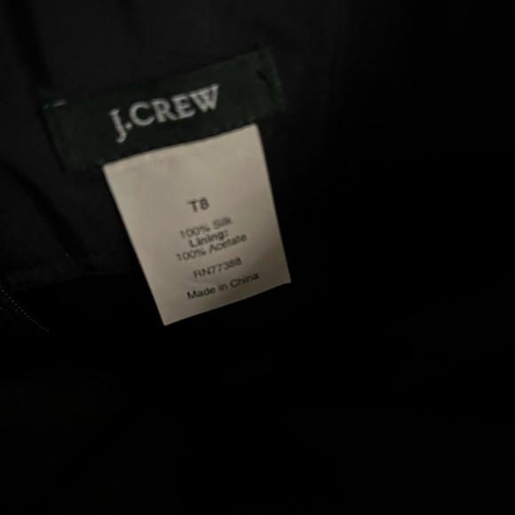 J. Crew Navy Silk Strapless Sheath Dress for Cocktail - Picture 4 of 4